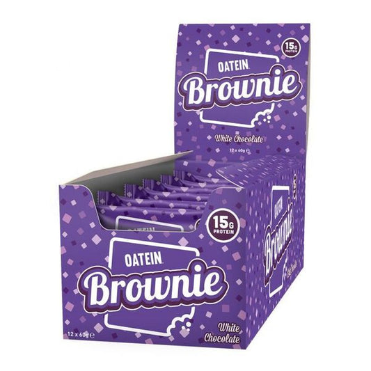 Oatein Brownie, White Chocolate - 12 x 60g - Vitax.ro