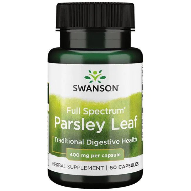 Full Spectrum Parsley Leaf, 400mg - 60 caps - Vitax.ro