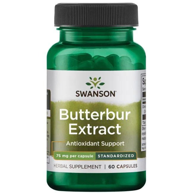 Butterbur Extract, 75mg - 60 caps - Vitax.ro