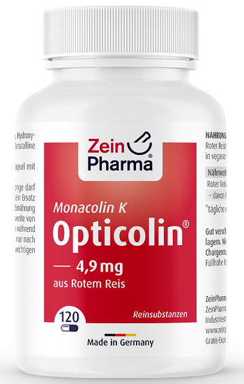 Monacolin K Opticolin - 120 vcaps - Vitax.ro