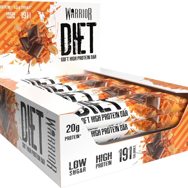 Diet Protein Bar, Peanut Caramel - 12 x 55g - Vitax.ro