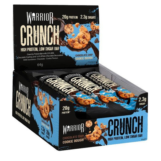 Crunch Bar, Chocolate Chip Cookie Dough - 12 bars - Vitax.ro