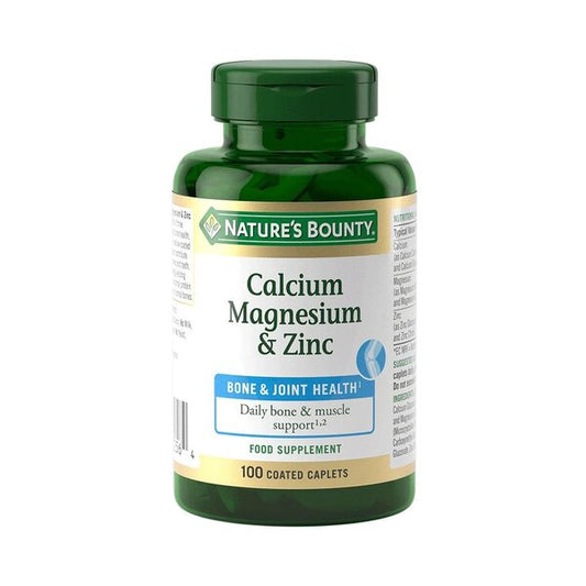 Calcium, Magnesium & Zinc - 100 coated caps - Vitax.ro