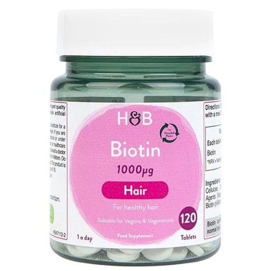 Biotin, 1000mcg - 120 tablets - Vitax.ro