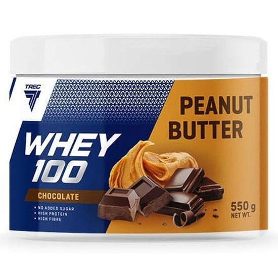 Peanut Butter Whey 100, Chocolate - 550g - Vitax.ro
