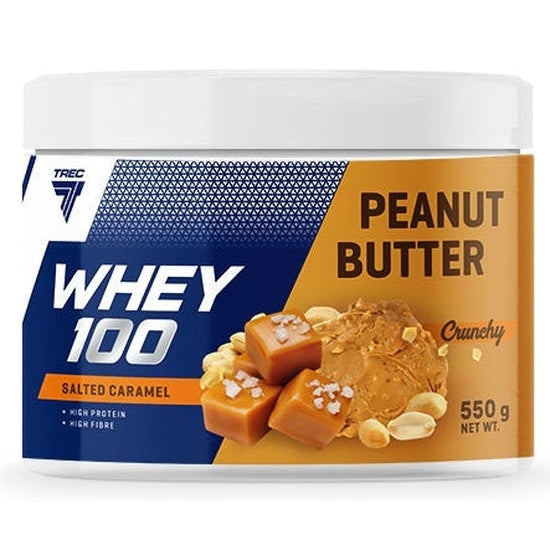 Peanut Butter Whey 100, Crunchy Salted Caramel - 550g - Vitax.ro
