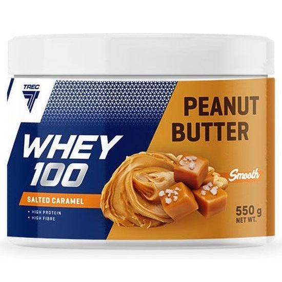Peanut Butter Whey 100, Smooth Salted Caramel - 550g - Vitax.ro