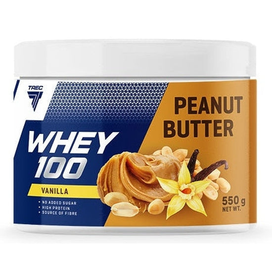 Peanut Butter Whey 100, Vanilla - 550g - Vitax.ro