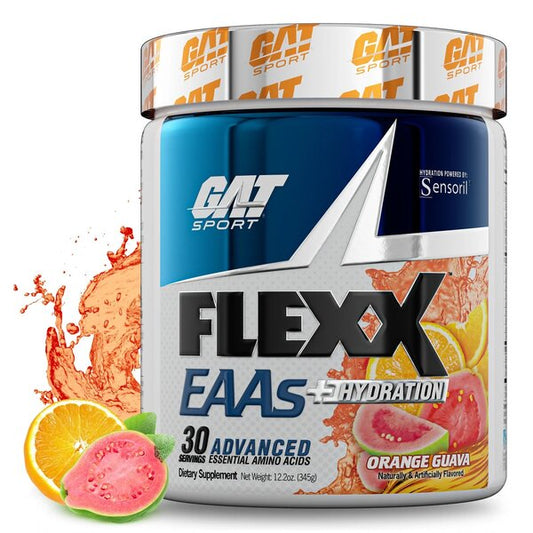 Flexx EAAs + Hydration, Orange Guava - 345g - Vitax.ro