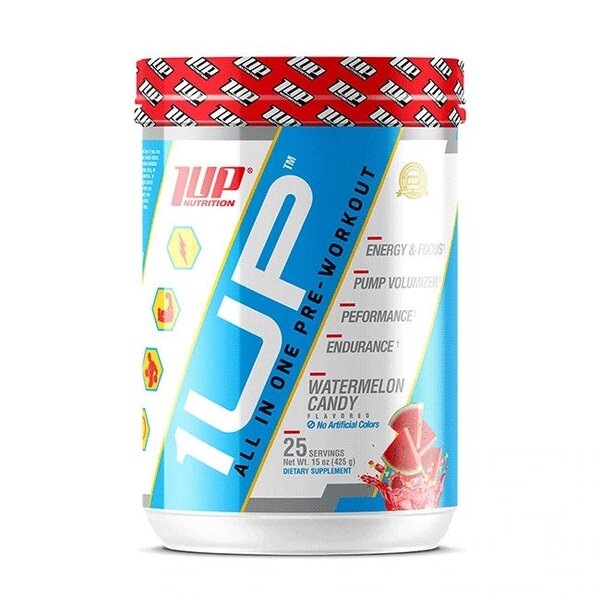 1Up For Men Pre-Workout, Watermelon Candy - 412g - Vitax.ro