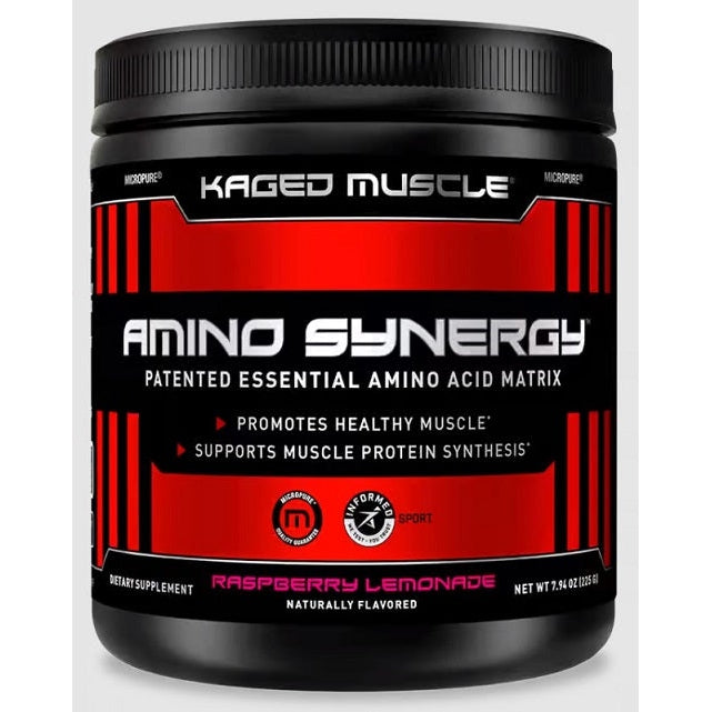Amino Synergy, Raspberry Lemonade (EAN 852253007936) - 225g - Vitax.ro