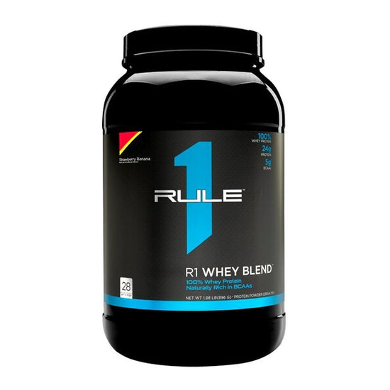 R1 Whey Blend, Strawberry Banana - 896g - Vitax.ro