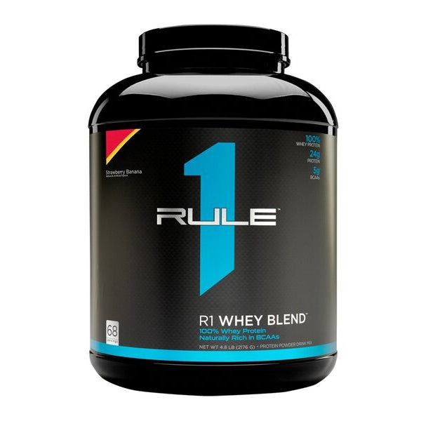 R1 Whey Blend, Strawberry Banana - 2176g - Vitax.ro