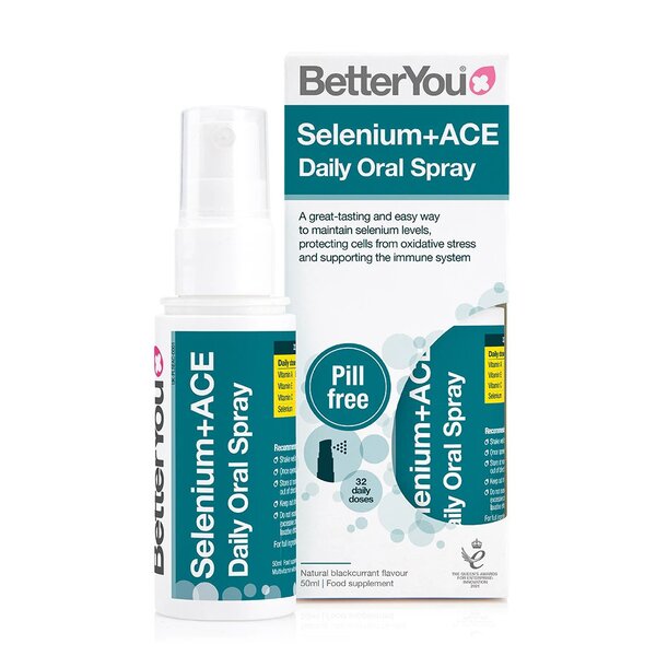Selenium + ACE Daily Oral Spray, Natural Blackcurrant - 50 ml. - Vitax.ro