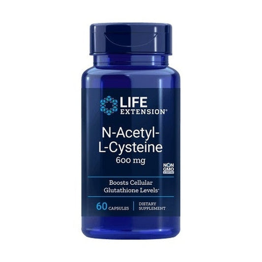N-Acetyl-L-Cysteine, 600mg - 60 caps - Vitax.ro