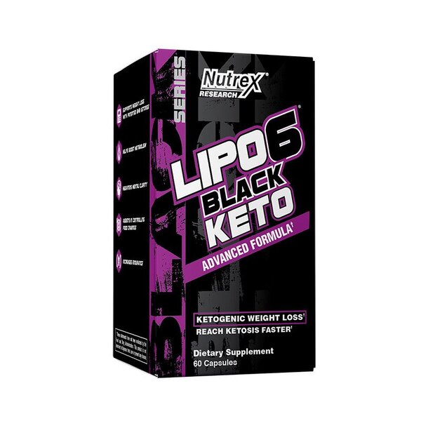 Lipo-6 Black Keto - 60 caps - Vitax.ro
