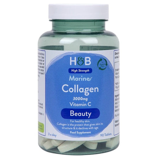 Marine Collagen with Vitamin C, 3000mg - 90 tabs - Vitax.ro