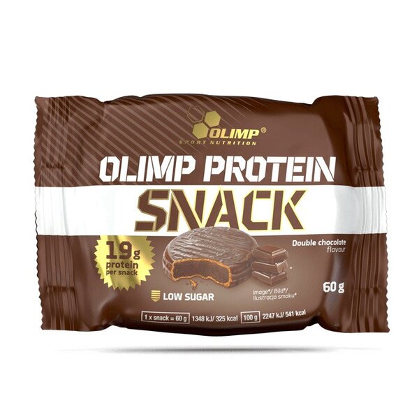 Protein Snack, Double Chocolate - 12 x 60g - Vitax.ro