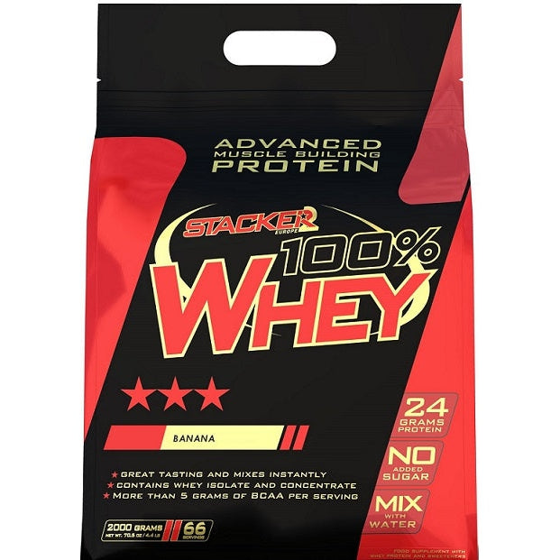 100% Whey, Banana - 2000g - Vitax.ro