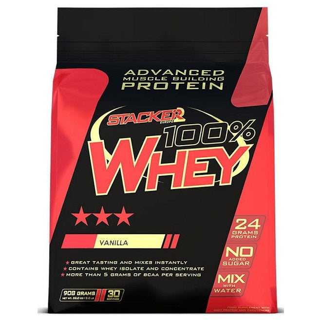 100% Whey, Vanilla - 908g - Vitax.ro