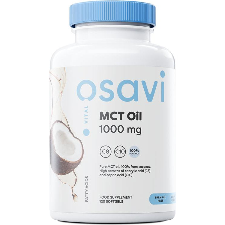 MCT Oil, 1000mg - 120 softgels - Vitax.ro
