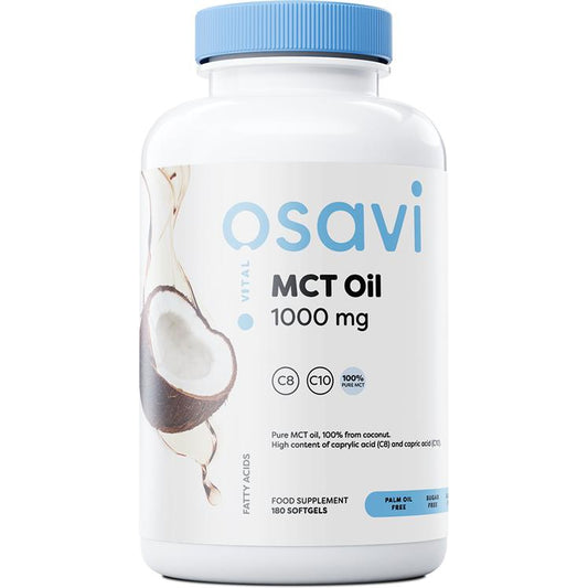 MCT Oil, 1000mg - 180 softgels - Vitax.ro