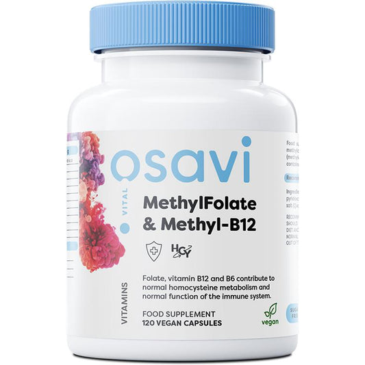MethylFolate & Methyl-B12 - 120 vegan caps - Vitax.ro