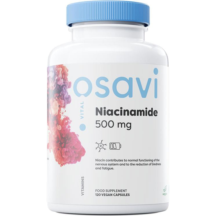 Niacinamide, 500mg - 120 vegan caps - Vitax.ro