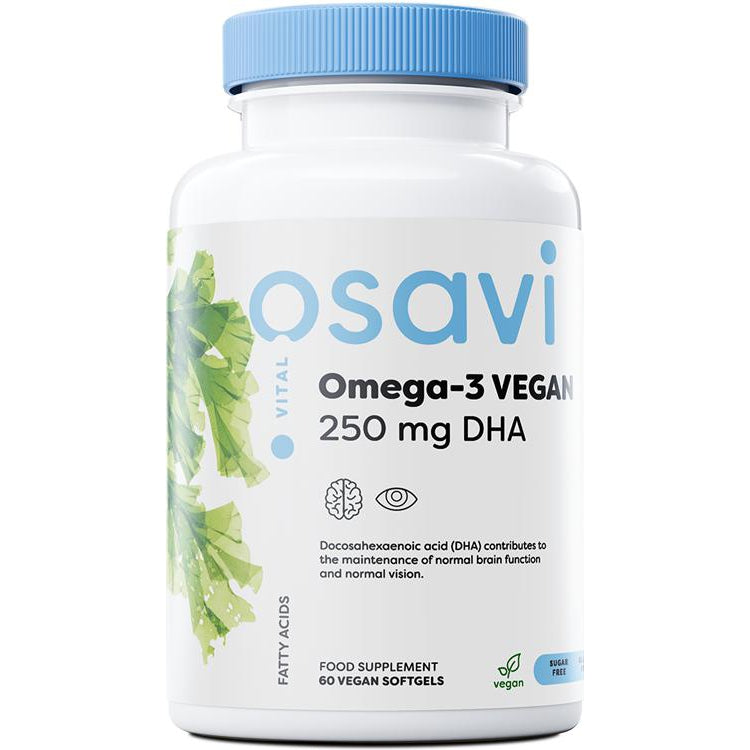 Omega-3 Vegan, 250mg DHA - 60 vegan softgels - Vitax.ro
