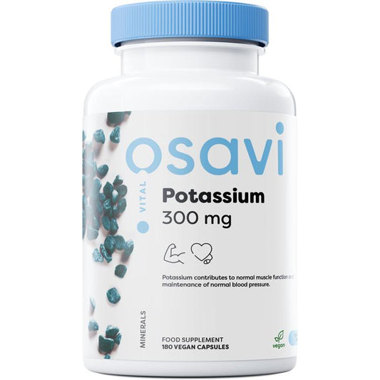 Potassium, 300mg - 180 vegan caps - Vitax.ro