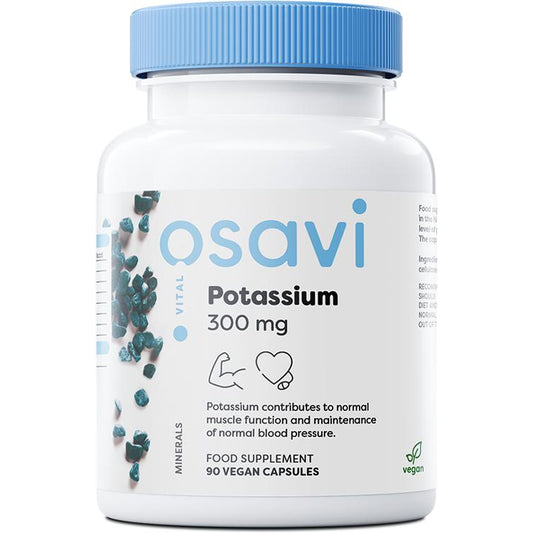 Potassium, 300mg - 90 vegan caps - Vitax.ro