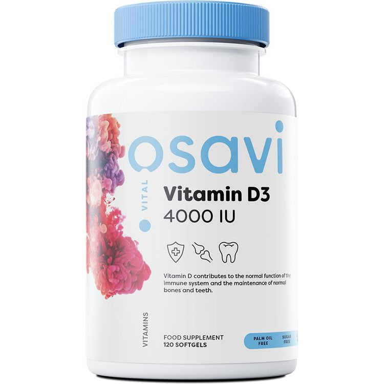 Vitamin D3, 4000IU - 120 softgels - Vitax.ro
