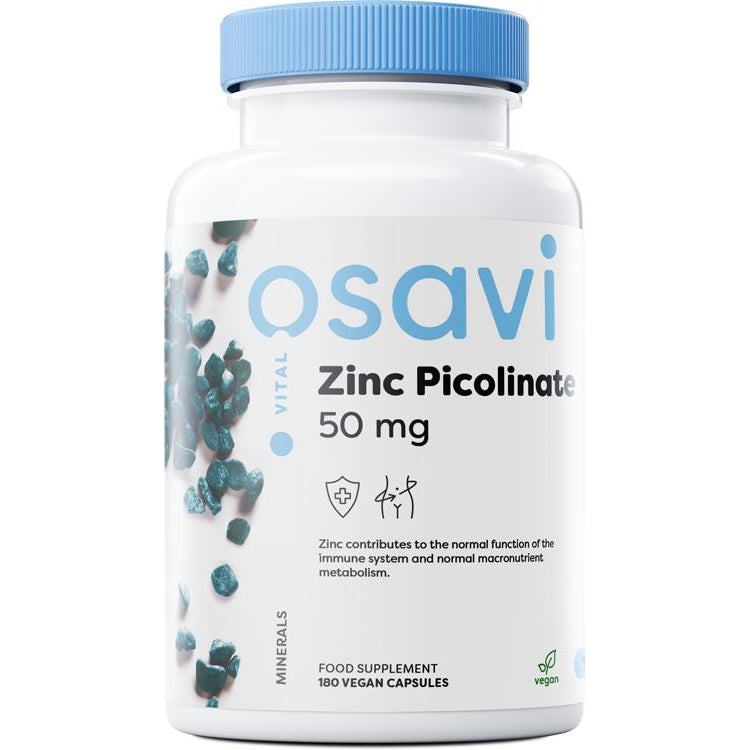 Zinc Picolinate, 50mg - 180 vegan caps - Vitax.ro