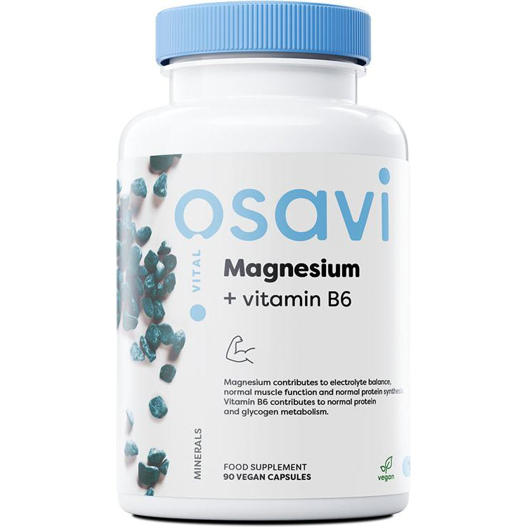 Magnesium + Vitamin B6 - 90 vegan caps - Vitax.ro