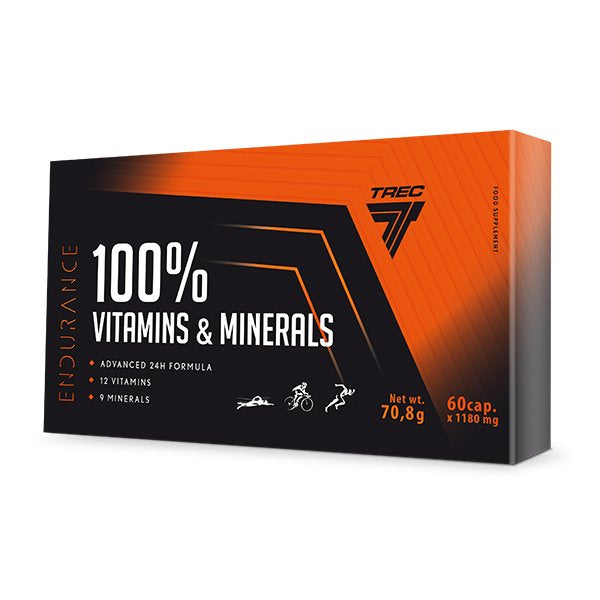 Enudrance 100% Vitamins & Minerals - 60 caps - Vitax.ro