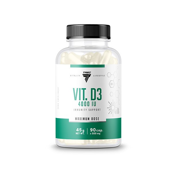 Vit. D3, 4000IU - 90 caps - Vitax.ro
