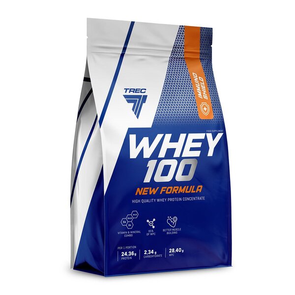Whey 100 - New Formula, Double Chocolate - 2000g - Vitax.ro