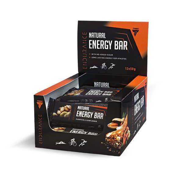 Endurance Natural Energy Bar, Pumpkin & Sunflower - 12 x 50g - Vitax.ro