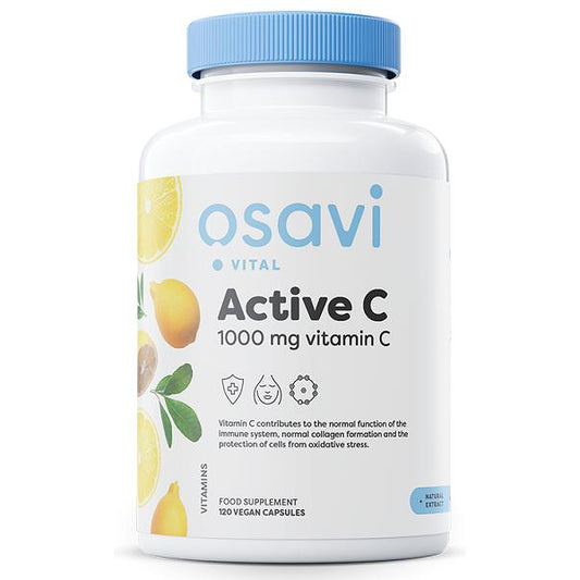 Active C, 1000mg Vitamin C - 120 vegan caps - Vitax.ro