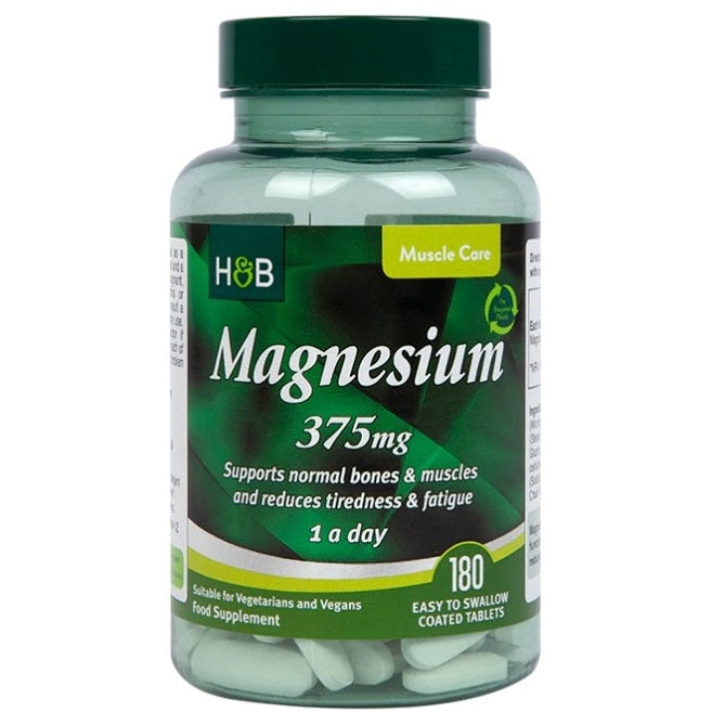 Magnesium, 375mg - 180 tabs - Vitax.ro