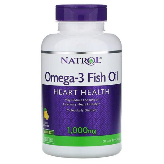 Omega-3 Fish Oil, 1000mg - 60 softgels - Vitax.ro