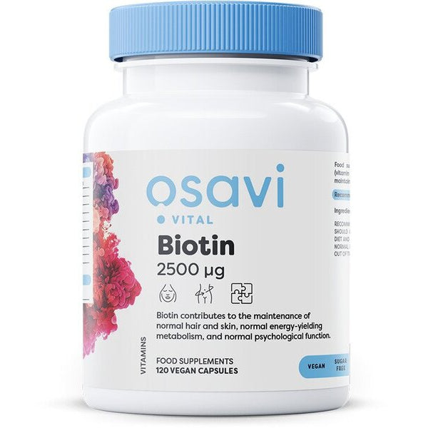 Biotin, 2500mcg - 120 vegan caps - Vitax.ro
