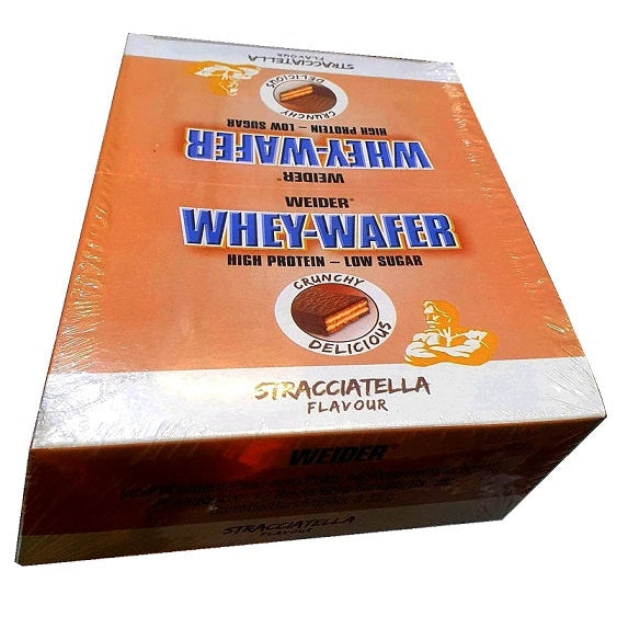 Whey-Wafer, Stracciatella - 12 bars - Vitax.ro