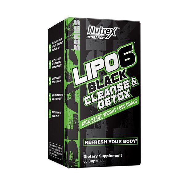 Lipo-6 Black Cleanse & Detox - 60 caps - Vitax.ro