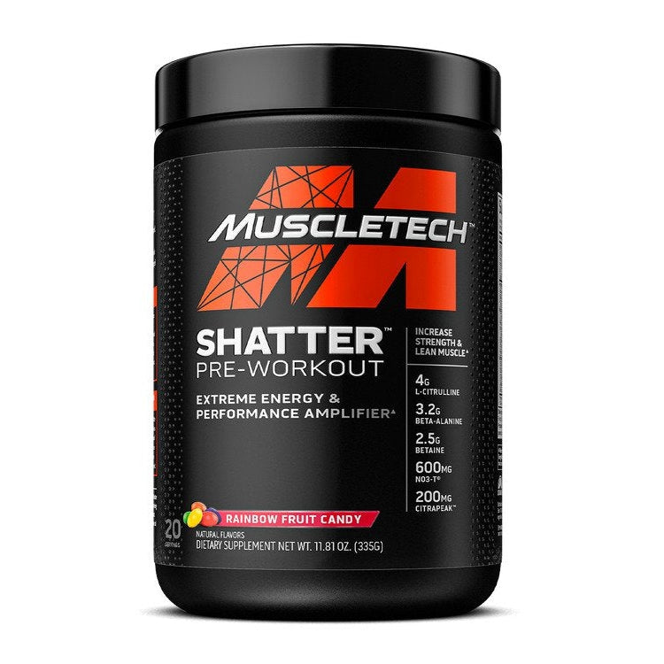 Shatter Pre-Workout, Rainbow Fruit Candy - 335g - Vitax.ro