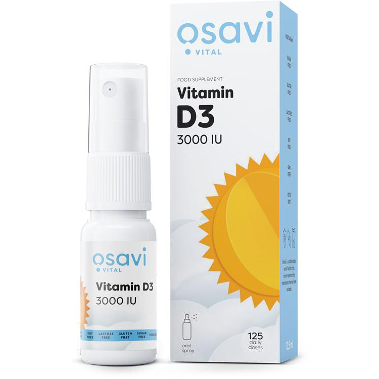 Vitamin D3 Oral Spray, 3000IU - 12.5 ml. - Vitax.ro