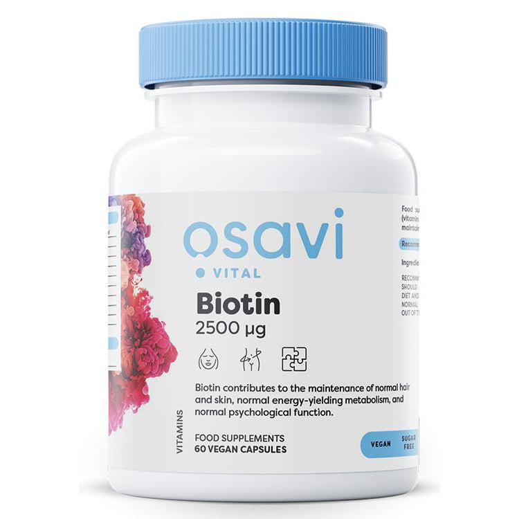 Biotin, 2500mcg - 60 vegan caps - Vitax.ro