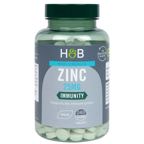 High Strength Zinc, 25mg - 240 tabs - Vitax.ro