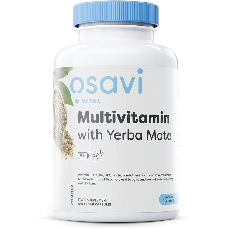 Multivitamin with Yerba Mate - 180 vegan caps - Vitax.ro