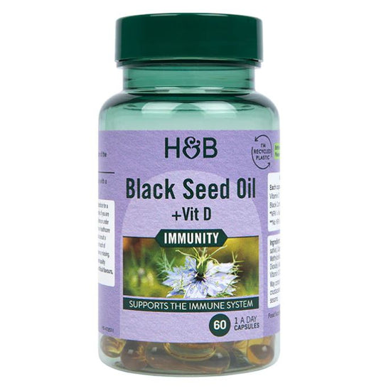 Black Seed Oil + Vit D - 60 caps - Vitax.ro